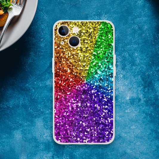 Mobile Phone Case - Pride Glitter Flexi Phone Case