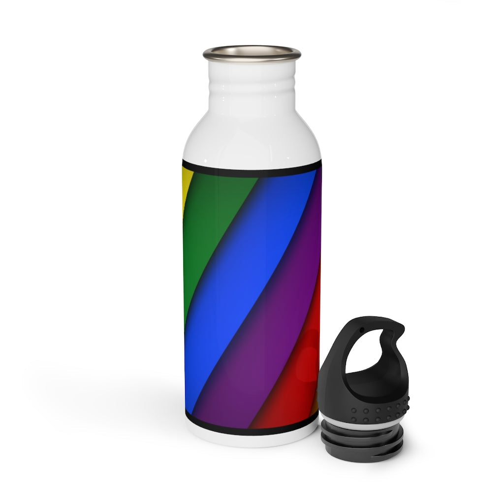 Drink Bottle - Rainbow Twist Water Bottle