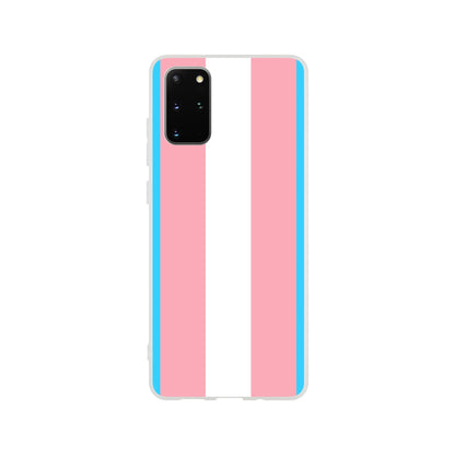 Mobile Phone Case - Trans Pride Flag Flexi Phone Case - LGBTQIA+ Queer