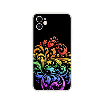 Mobile Phone Case - Pride Ferns- IPhone Case - Samsung Case - Clear - Flexi - Bio - Slim - Tough - LGBTQIA+ Mobile Phone Cases