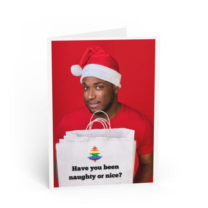 Greeting Card - Naughty Or Nice Greeting Card