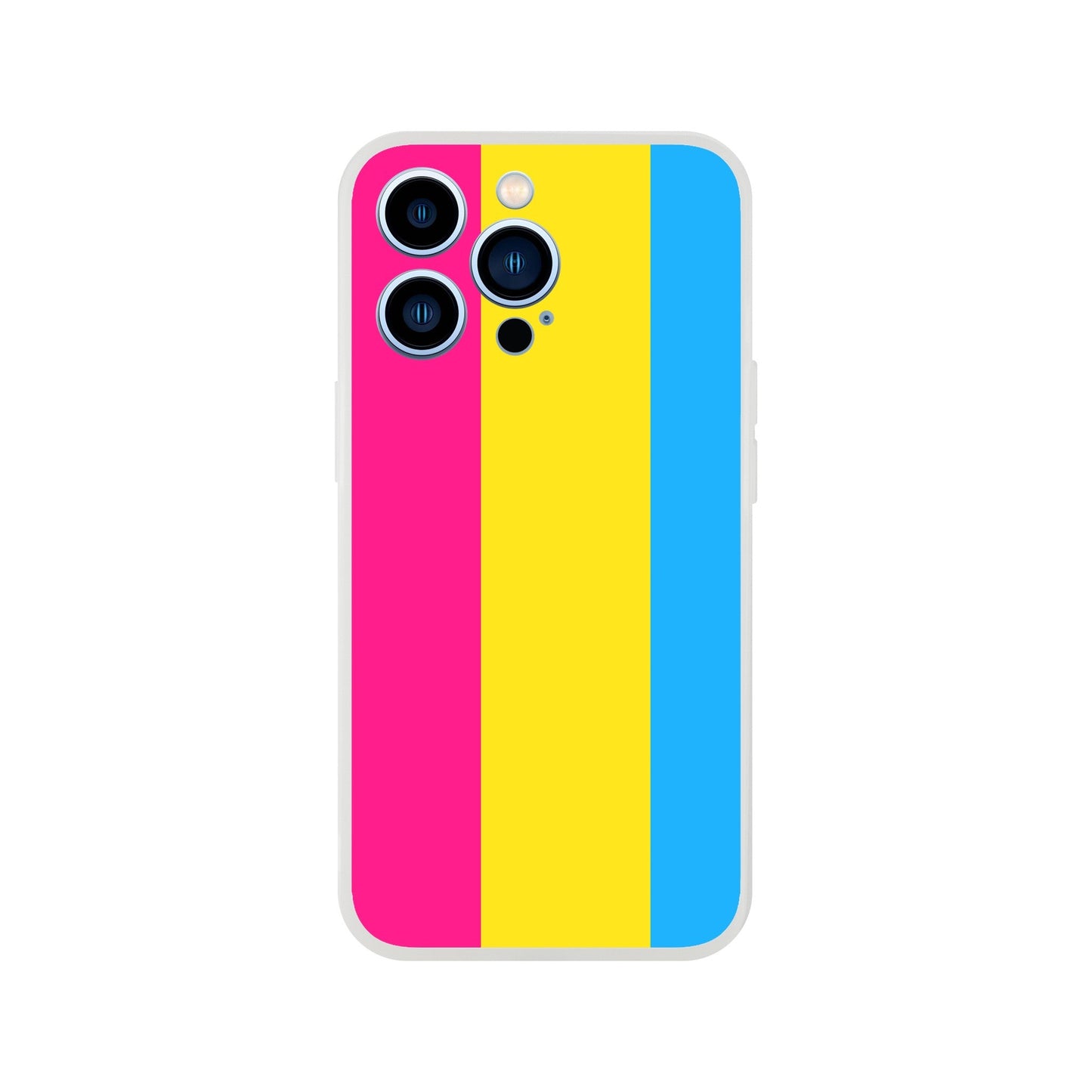 Mobile Phone Case - Pan Pride Flag Flexi Phone Case - LGBTQIA+ Queer