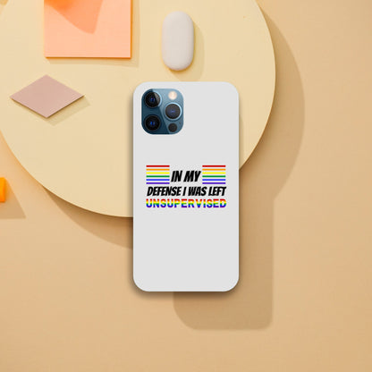 Phone Case - In My Defence - IPhone Case - Samsung Case - Clear - Flexi - Bio - Slim - Tough - LGBTQIA+ Mobile Phone Cases