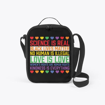 LGBTQIA+ Queer All for Love Insulated Cooler Lunch Bag - Small