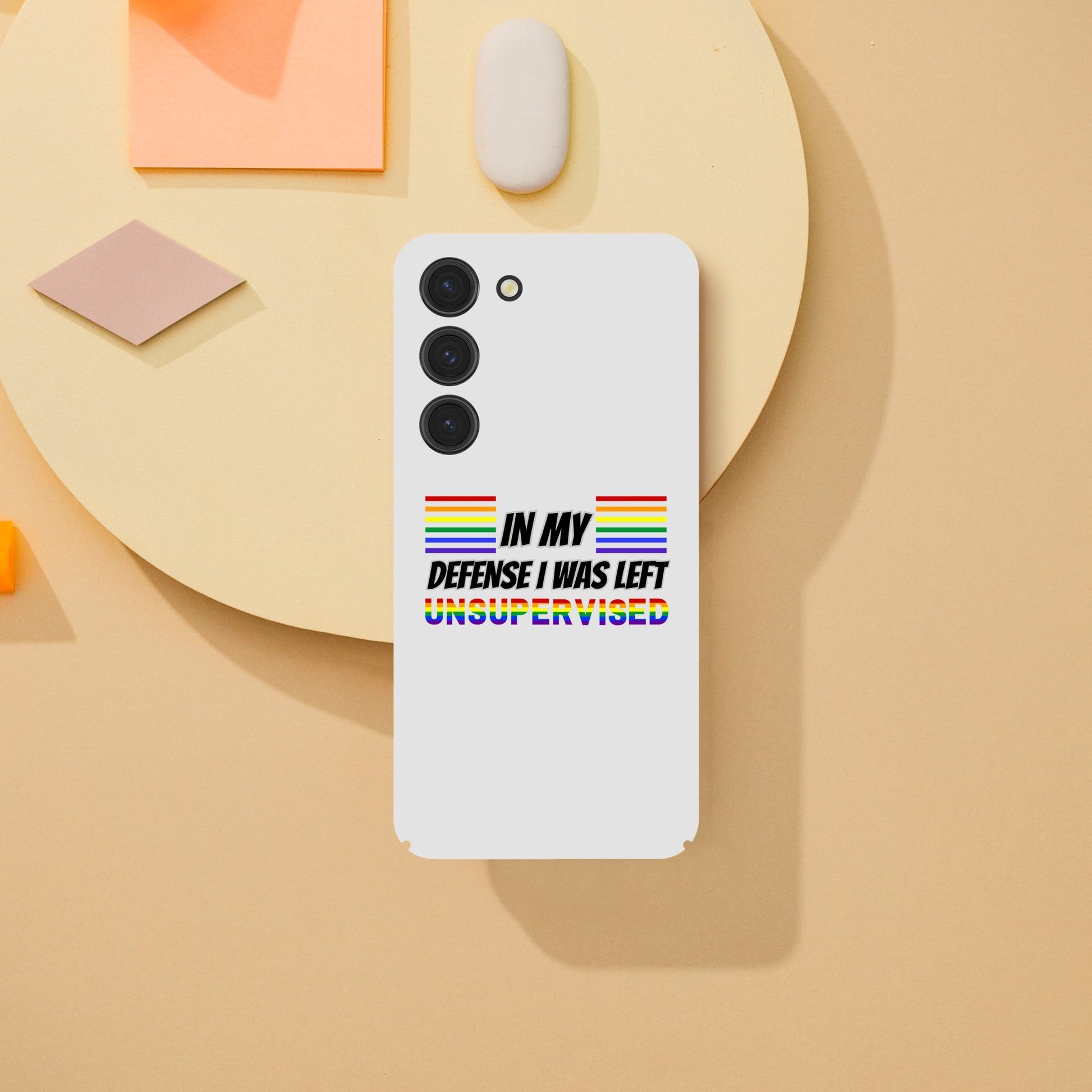 Phone Case - In My Defence - IPhone Case - Samsung Case - Clear - Flexi - Bio - Slim - Tough - LGBTQIA+ Mobile Phone Cases