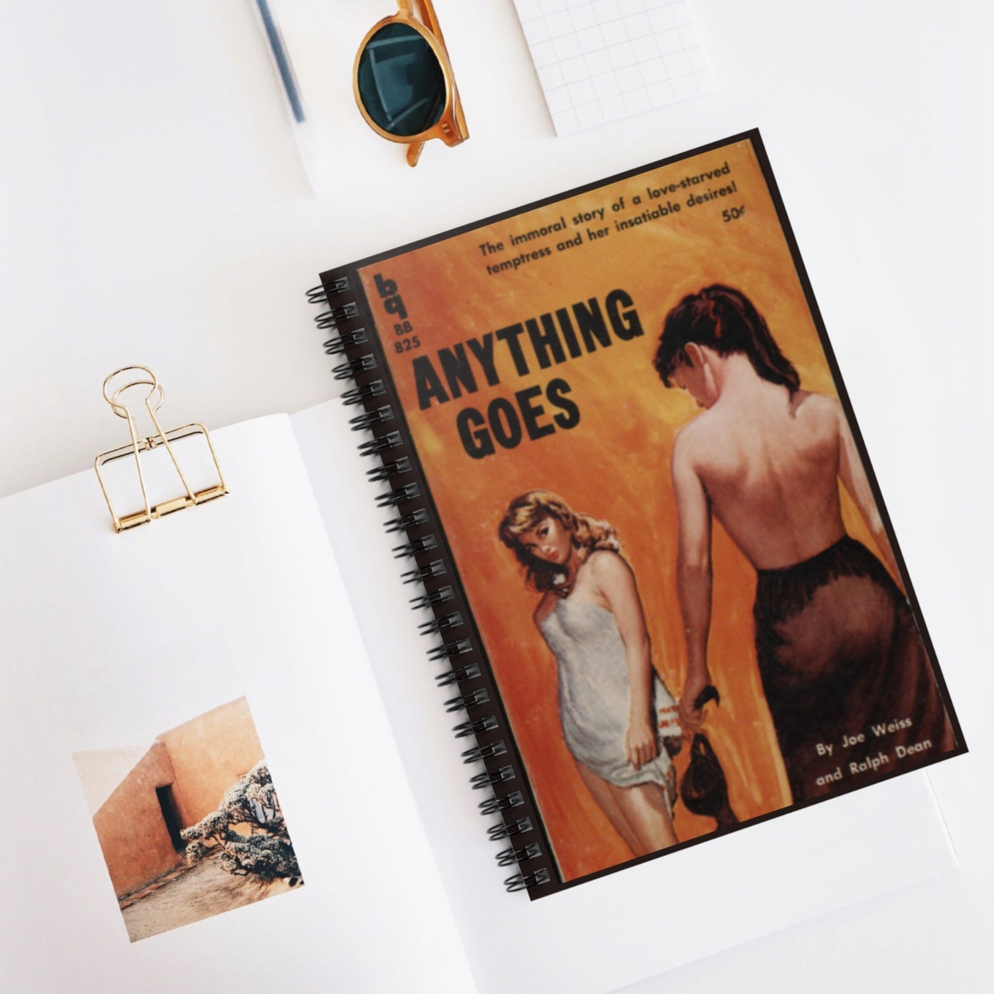 Paper Products - Anything Goes  - Spiral Ruled Line Notebook