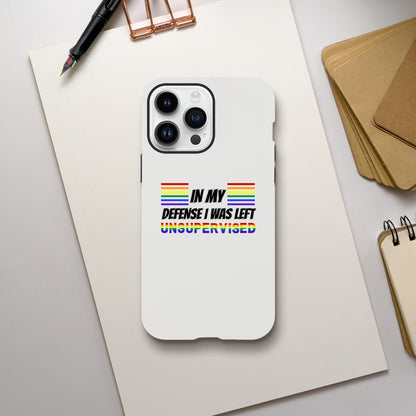 Phone Case - In My Defence - IPhone Case - Samsung Case - Clear - Flexi - Bio - Slim - Tough - LGBTQIA+ Mobile Phone Cases