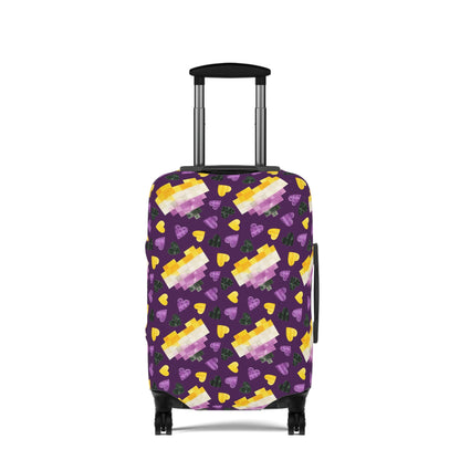 Enby Heart Pride LGBTQIA+ Luggage Cover