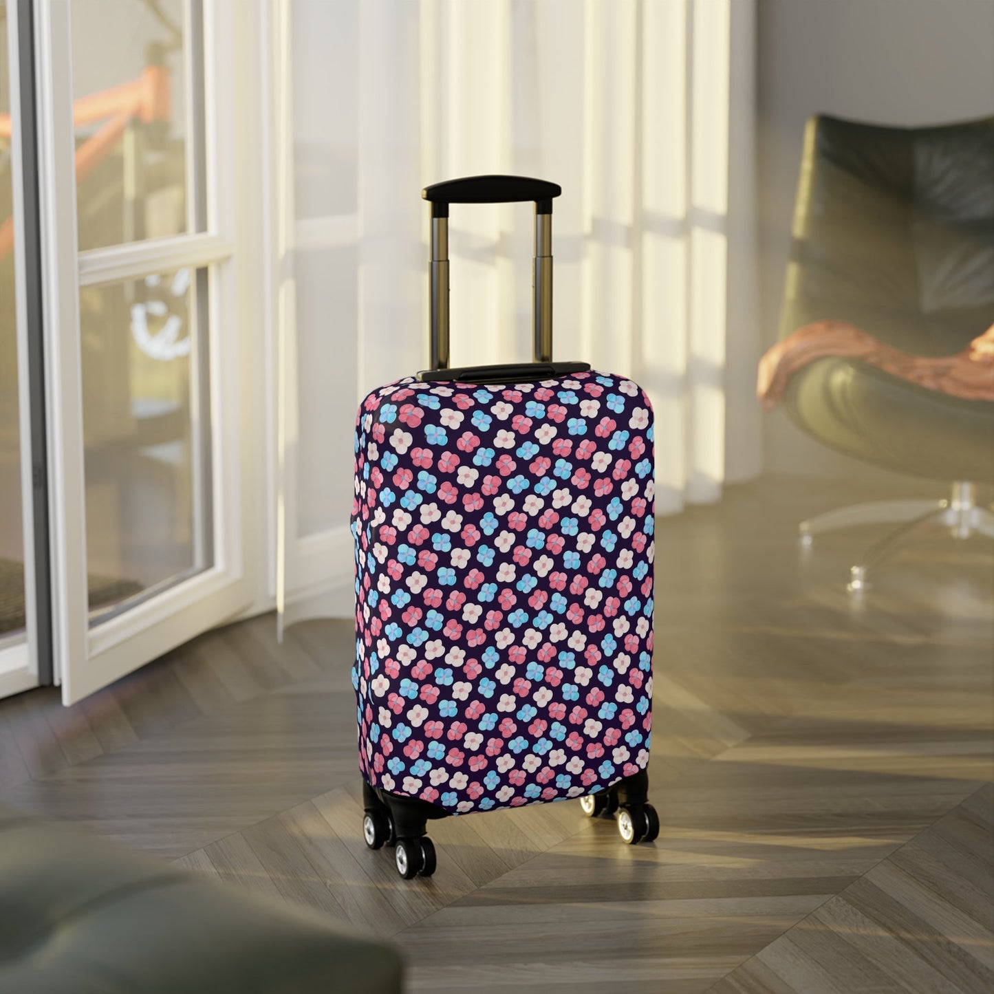 Accessories - Trans Pride Flower Luggage Cover