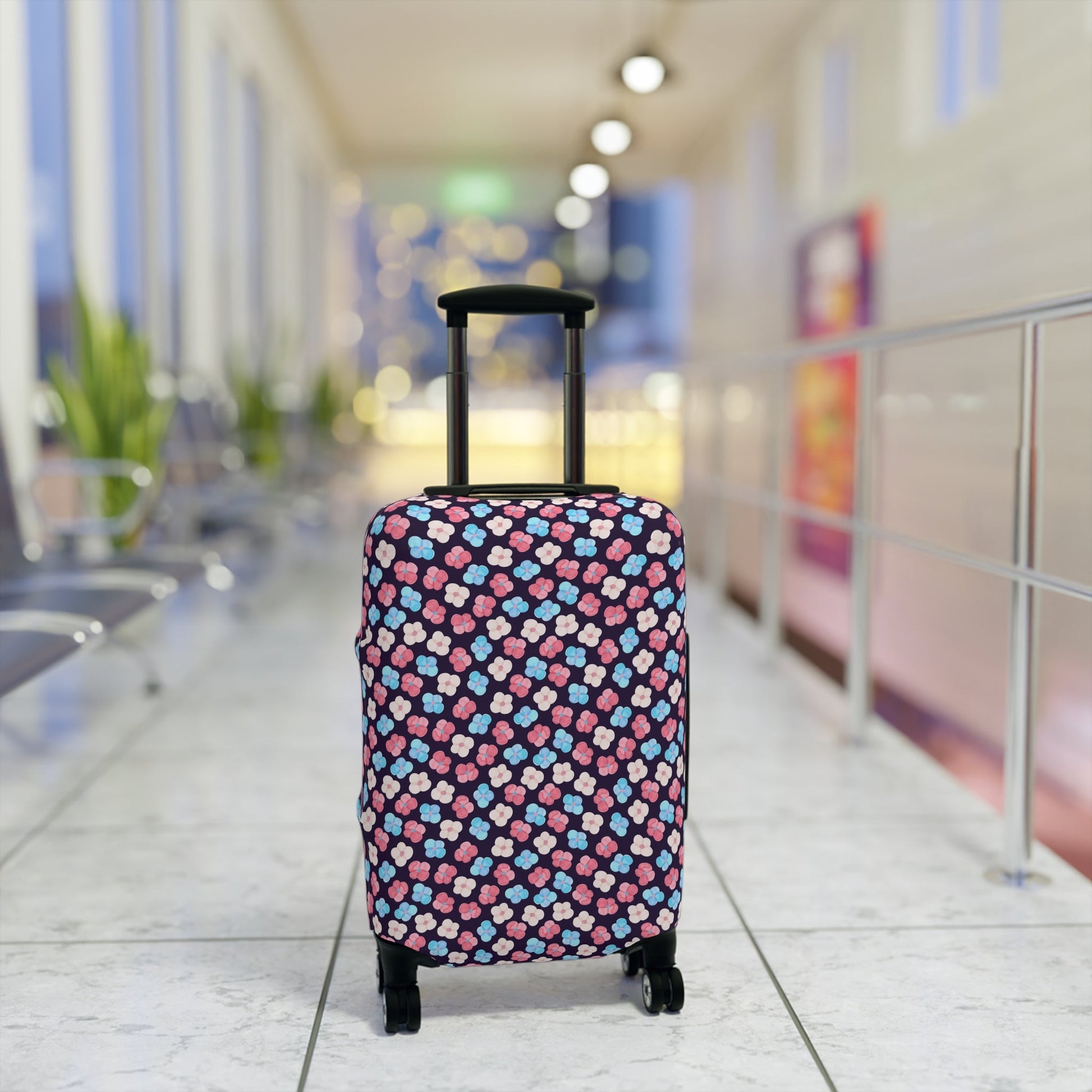 Accessories - Trans Pride Flower Luggage Cover