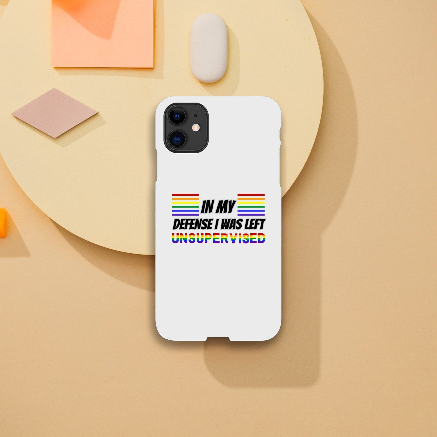 Phone Case - In My Defence - IPhone Case - Samsung Case - Clear - Flexi - Bio - Slim - Tough - LGBTQIA+ Mobile Phone Cases