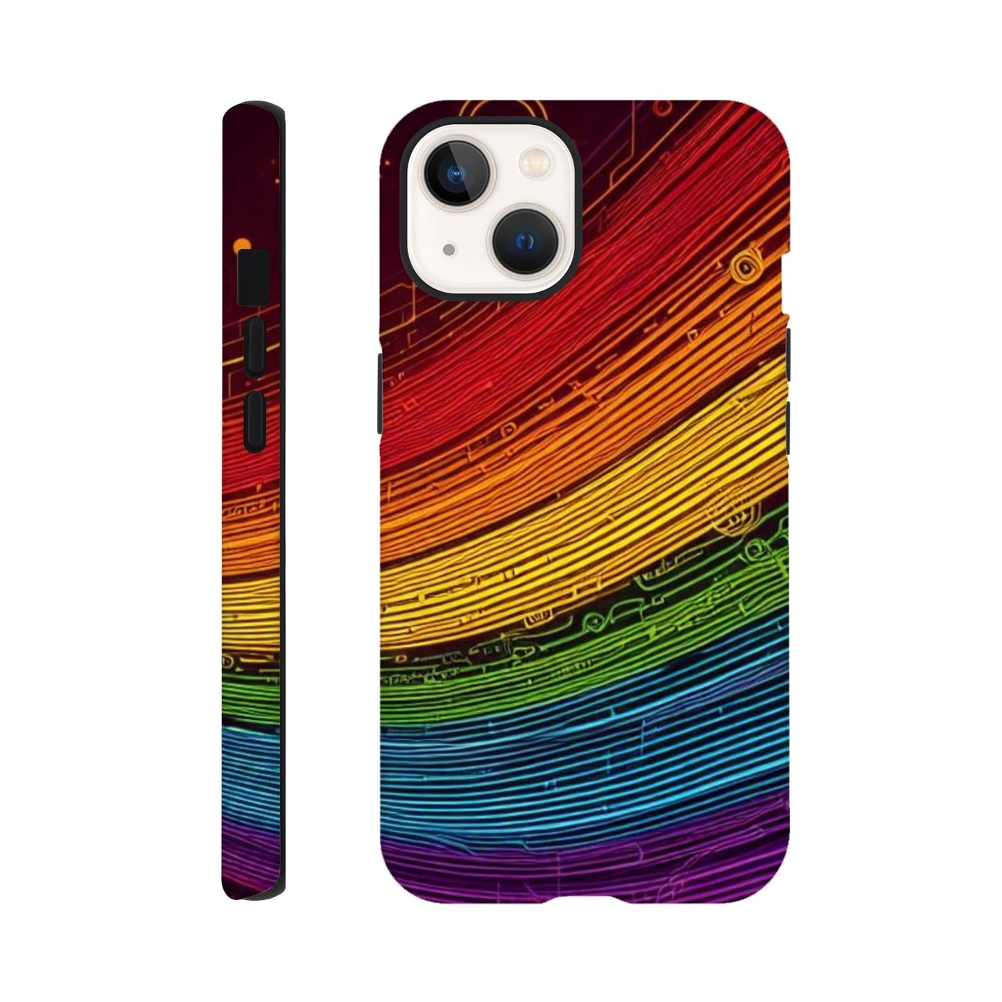 Mobile Phone Case - Pride Strings - IPhone Case - Samsung Case - Clear - Flexi - Bio - Slim - Tough - LGBTQIA+ Mobile Phone Cases