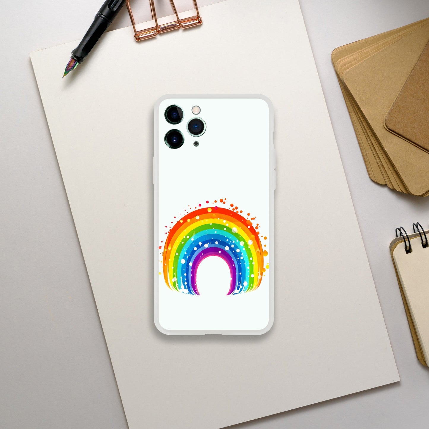 Mobile Phone Case - Fruity Rainbow Pride Flexi Phone Case - LGBTQIA+ Queer