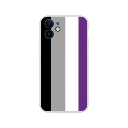 Mobile Phone Case - Asexual Pride Flag Flexi Phone Case - LGBTQIA+ Queer