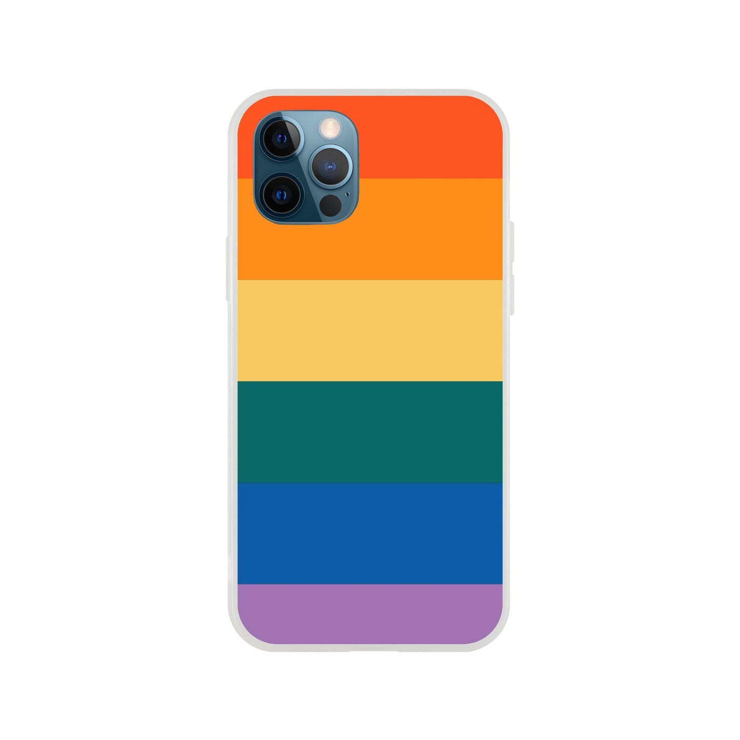 Mobile Phone Case - Retro Flag Flexi Phone Case - LGBTQIA+ Queer