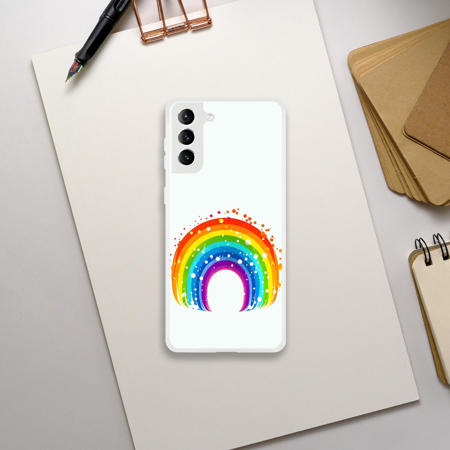 Mobile Phone Case - Fruity Rainbow Pride Flexi Phone Case - LGBTQIA+ Queer