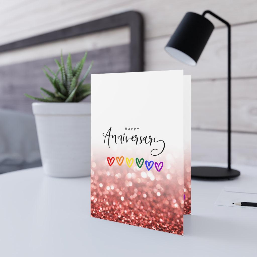 Greeting Card - LGBTQIA+ Perfect Anniversary Greeting  Card