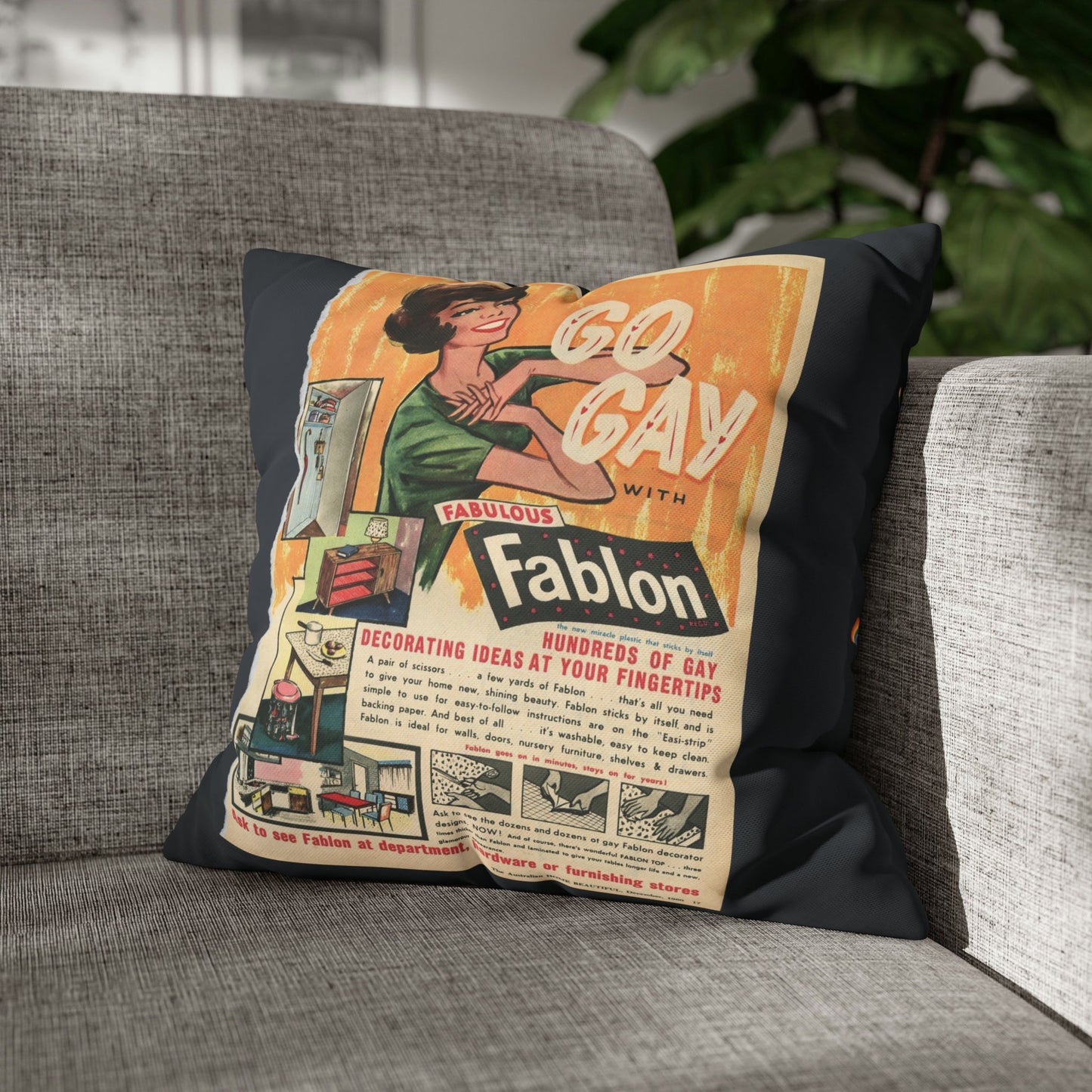 Cushion Cover - Go Gay Cushion Cover