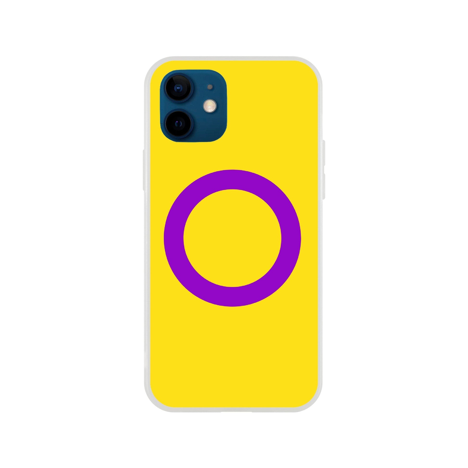 Mobile Phone Case - Intersex Pride Flag Flexi Phone Case - LGBTQIA+ Queer