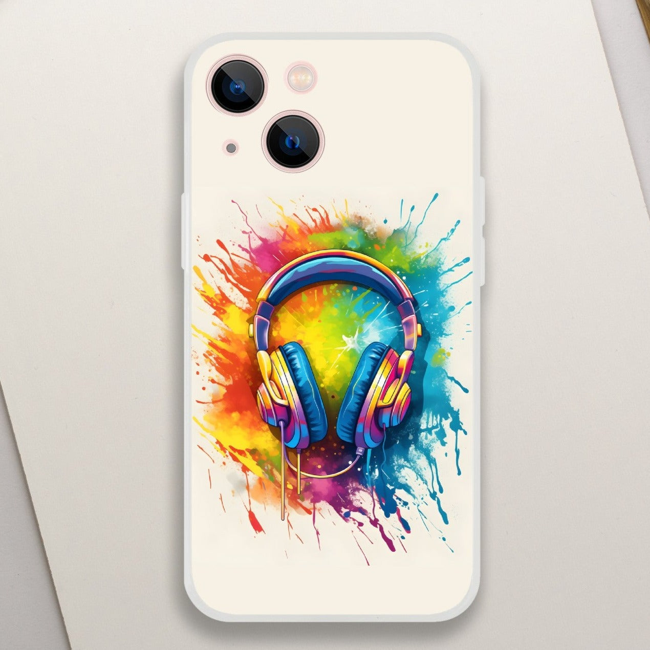 Mobile Phone Case - Music Rocks My World Pride Flexi Phone Case - LGBTQIA+ Queer