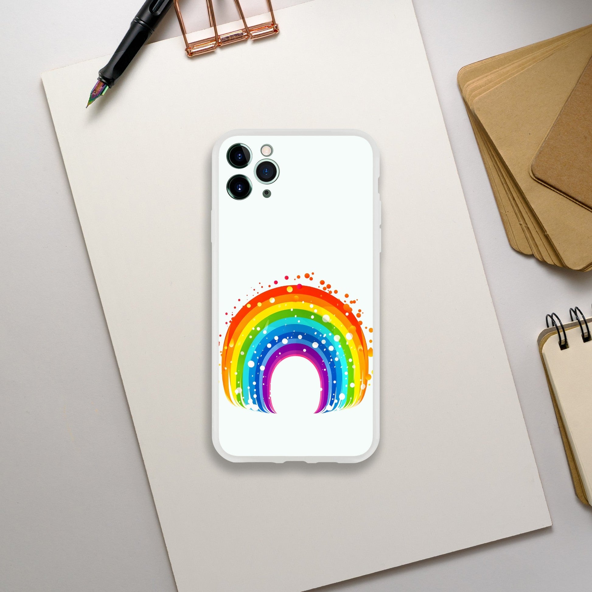 Mobile Phone Case - Fruity Rainbow Pride Flexi Phone Case - LGBTQIA+ Queer