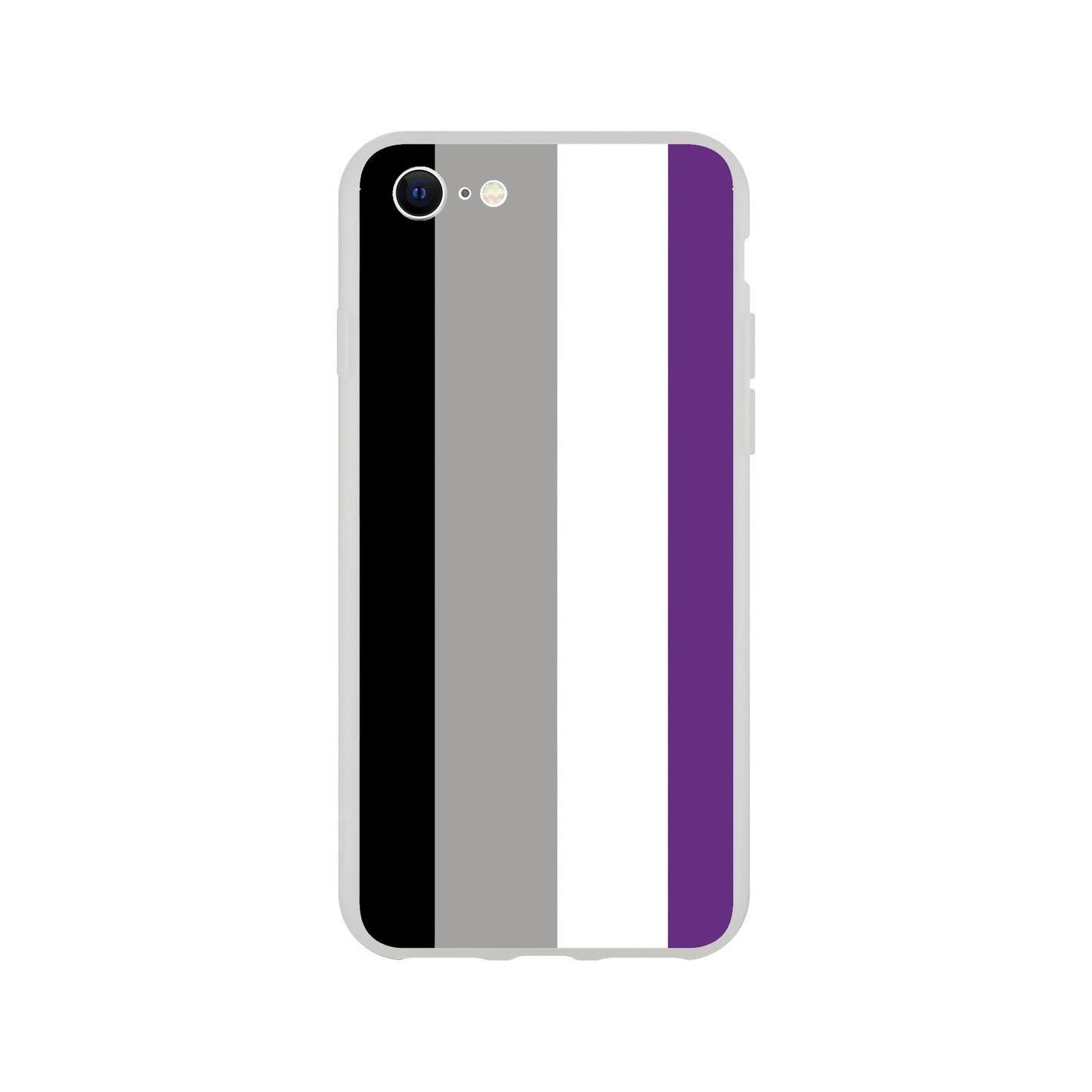 Mobile Phone Case - Asexual Pride Flag Flexi Phone Case - LGBTQIA+ Queer