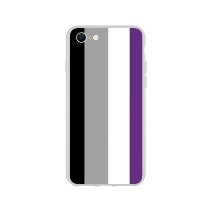 Mobile Phone Case - Asexual Pride Flag Flexi Phone Case - LGBTQIA+ Queer