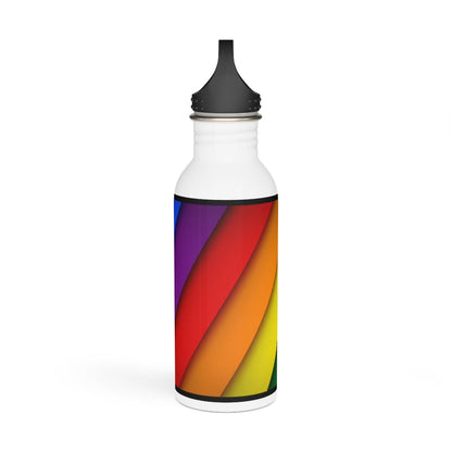 Drink Bottle - Rainbow Twist Water Bottle