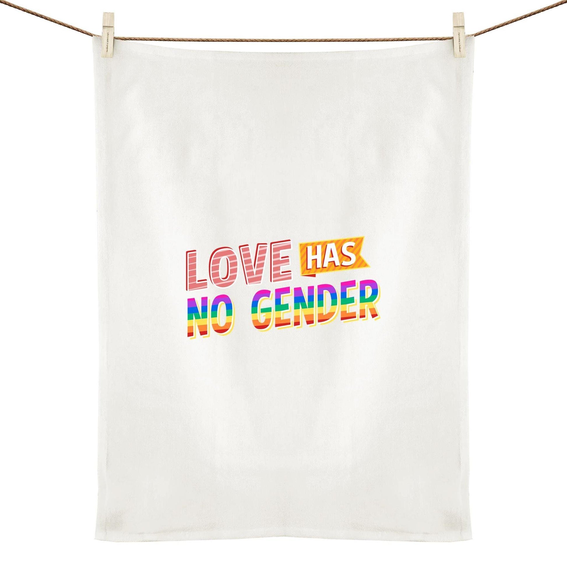 Tea Towel - No Gender - LGBTQIA+ Queers In The Kitchen Tipsy Tea Towels