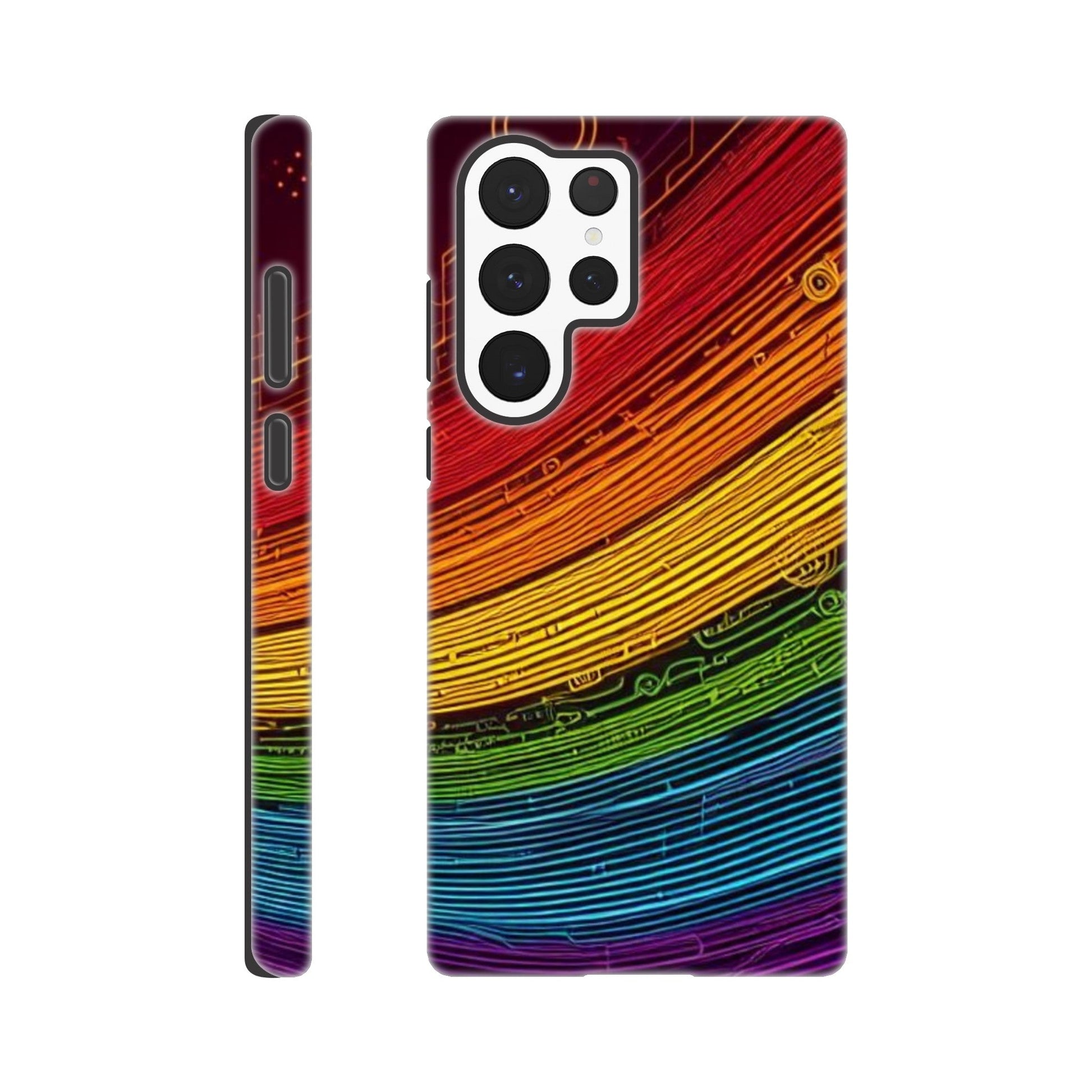 Mobile Phone Case - Pride Strings - IPhone Case - Samsung Case - Clear - Flexi - Bio - Slim - Tough - LGBTQIA+ Mobile Phone Cases