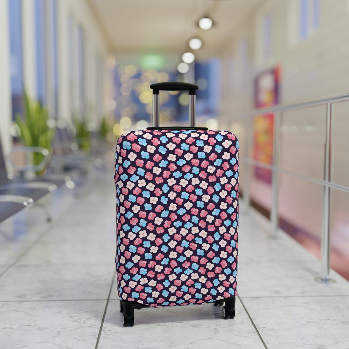 Accessories - Trans Pride Flower Luggage Cover