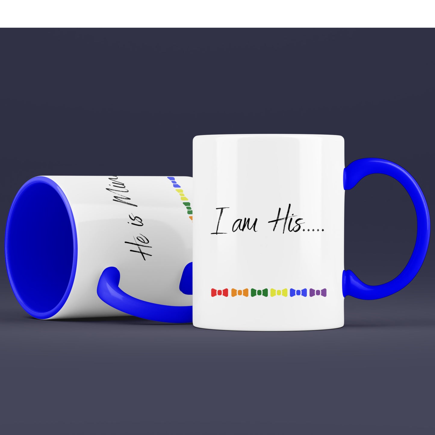 Mugs - He Is Mine / I Am His Ceramic Mug - LGBTQIA+ Queer