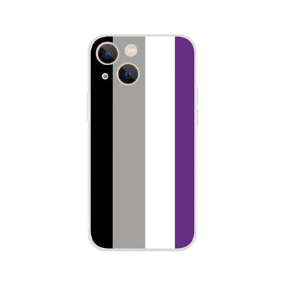 Mobile Phone Case - Asexual Pride Flag Flexi Phone Case - LGBTQIA+ Queer