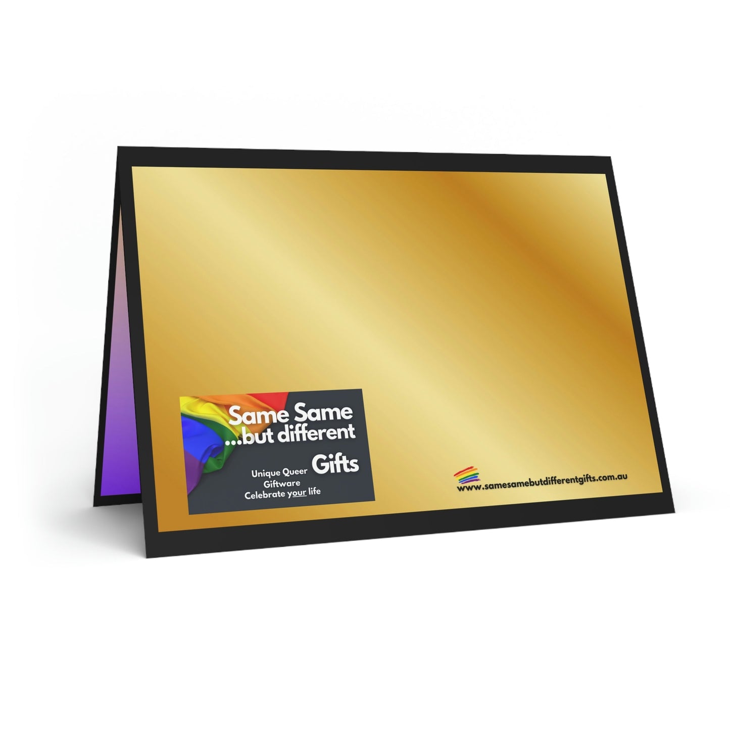 Blank Greeting Card - Wash Me Clean - LGBTQIA+ Queer Pride Blank Greeting Card