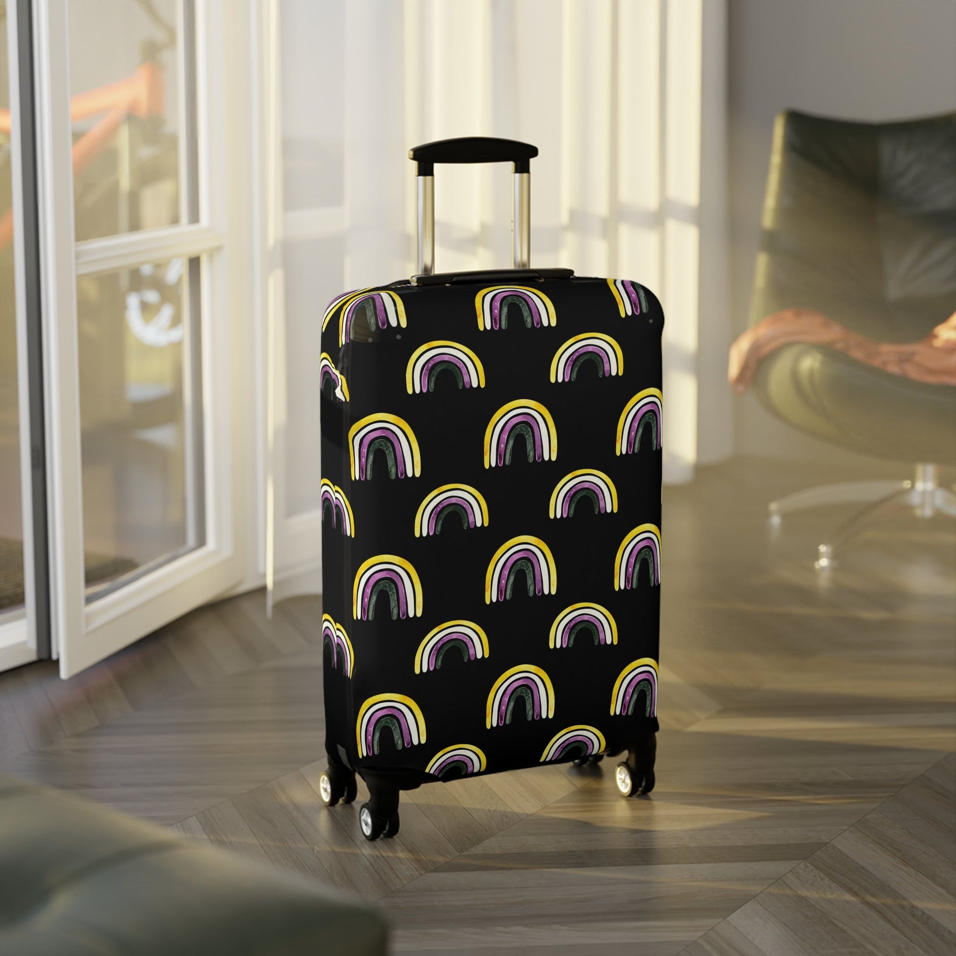 Accessories - Enby Rainbow Luggage Cover