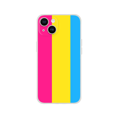 Mobile Phone Case - Pan Pride Flag Flexi Phone Case - LGBTQIA+ Queer