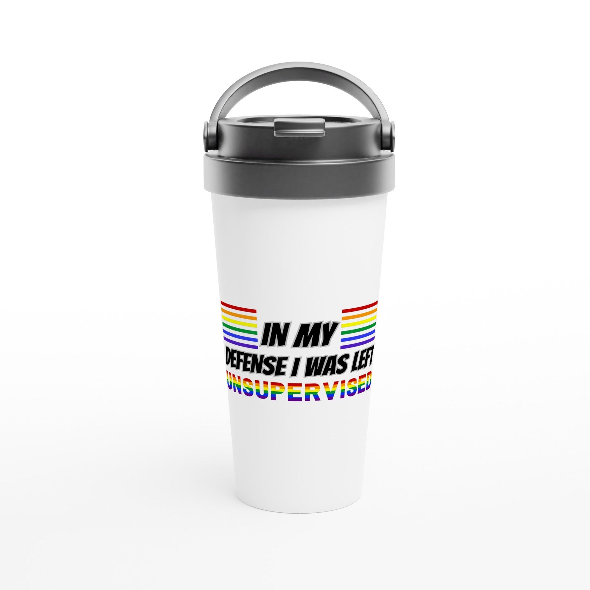 Mug - In My Defense Stainless Steel Travel Mug