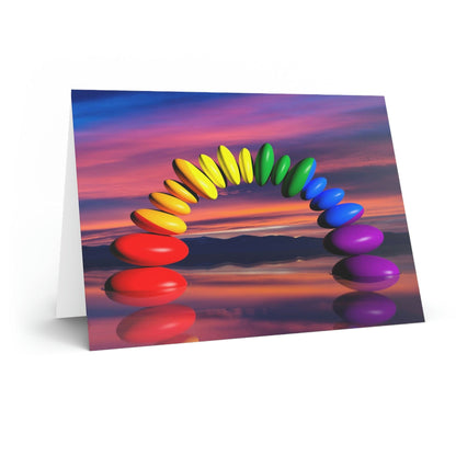 Blank Greeting Card - Pride Stones - LGBTQIA+ Queer Pride Blank Greeting Card