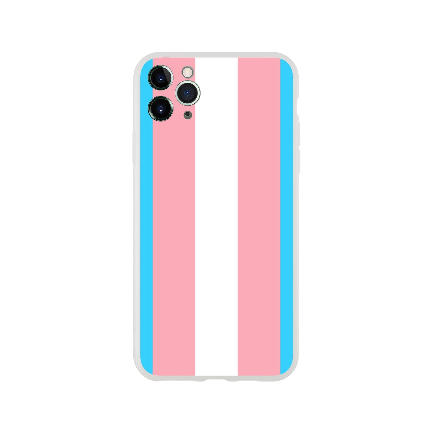 Mobile Phone Case - Trans Pride Flag Flexi Phone Case - LGBTQIA+ Queer