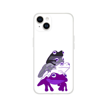 Mobile Phone Case - Asexual Frog Stack Flexi Phone Case