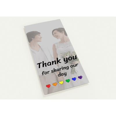 Personalised Thank You Cards - Heartfelt Thanks - Thank You Cards