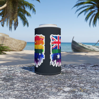 LGBTQIA+ Queer Aussie Pride Stubby Cooler