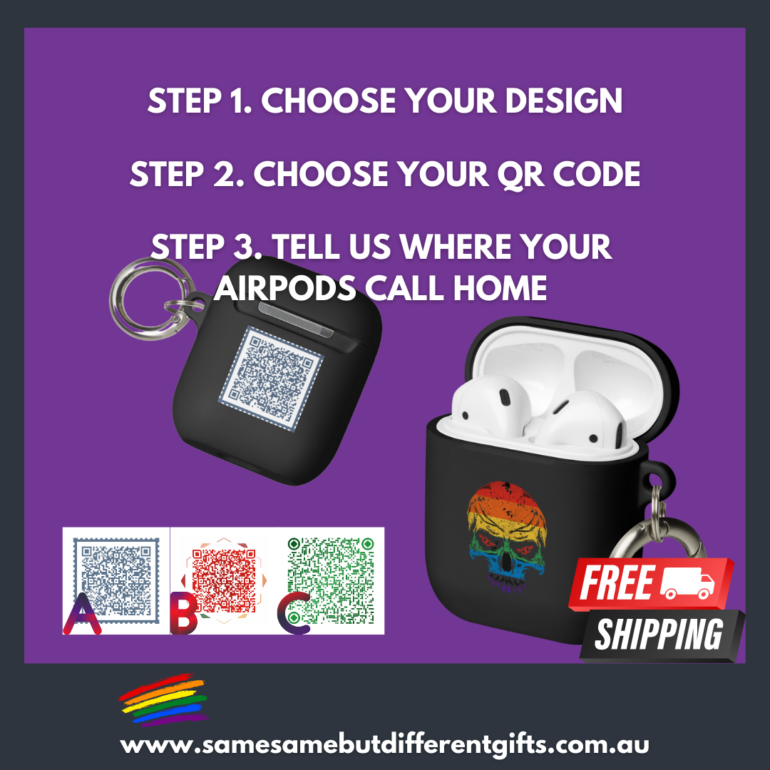 Accessories - Pride Wings AirPods QR Case