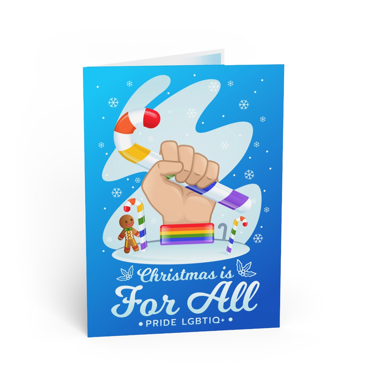 Christmas For All - LGBTQIA+ Queer Greeting Card