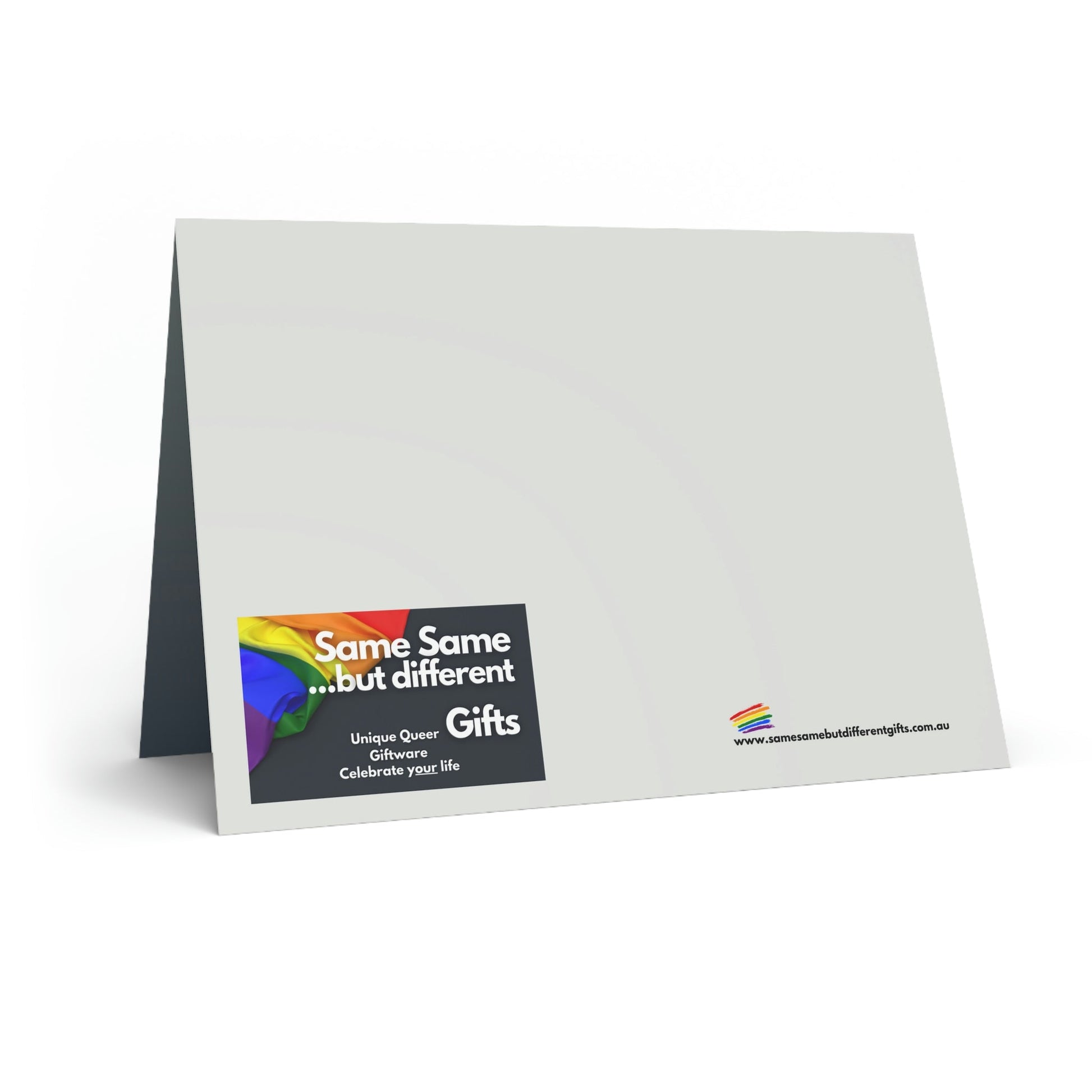 Blank Greeting Card - Silky Whisper - LGBTQIA+ Queer Pride Blank Greeting Card