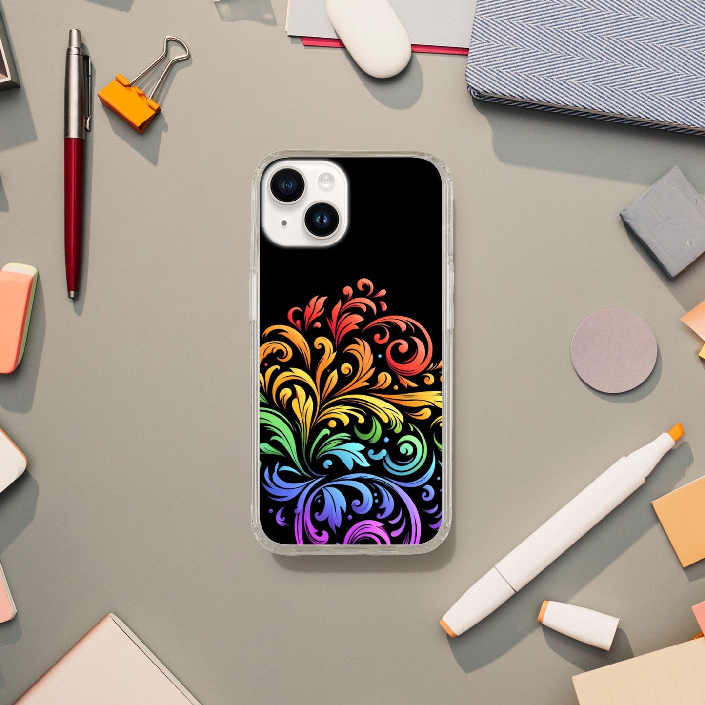 Mobile Phone Case - Pride Ferns- IPhone Case - Samsung Case - Clear - Flexi - Bio - Slim - Tough - LGBTQIA+ Mobile Phone Cases