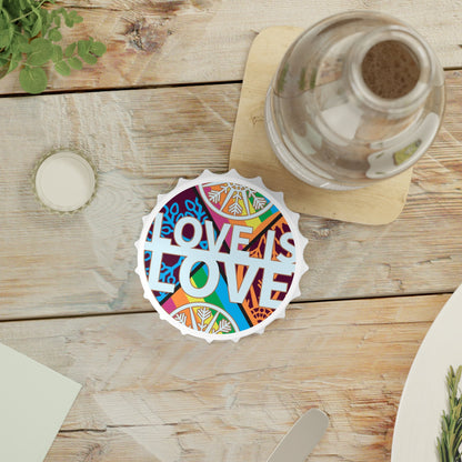 Kitchen Accessories - Love Is Love Festive Bottle Opener