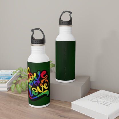 Drink Bottle - Love Is Love Water Bottle