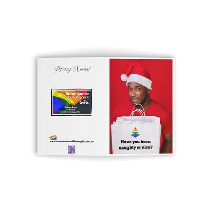 Greeting Card - Naughty Or Nice Greeting Card