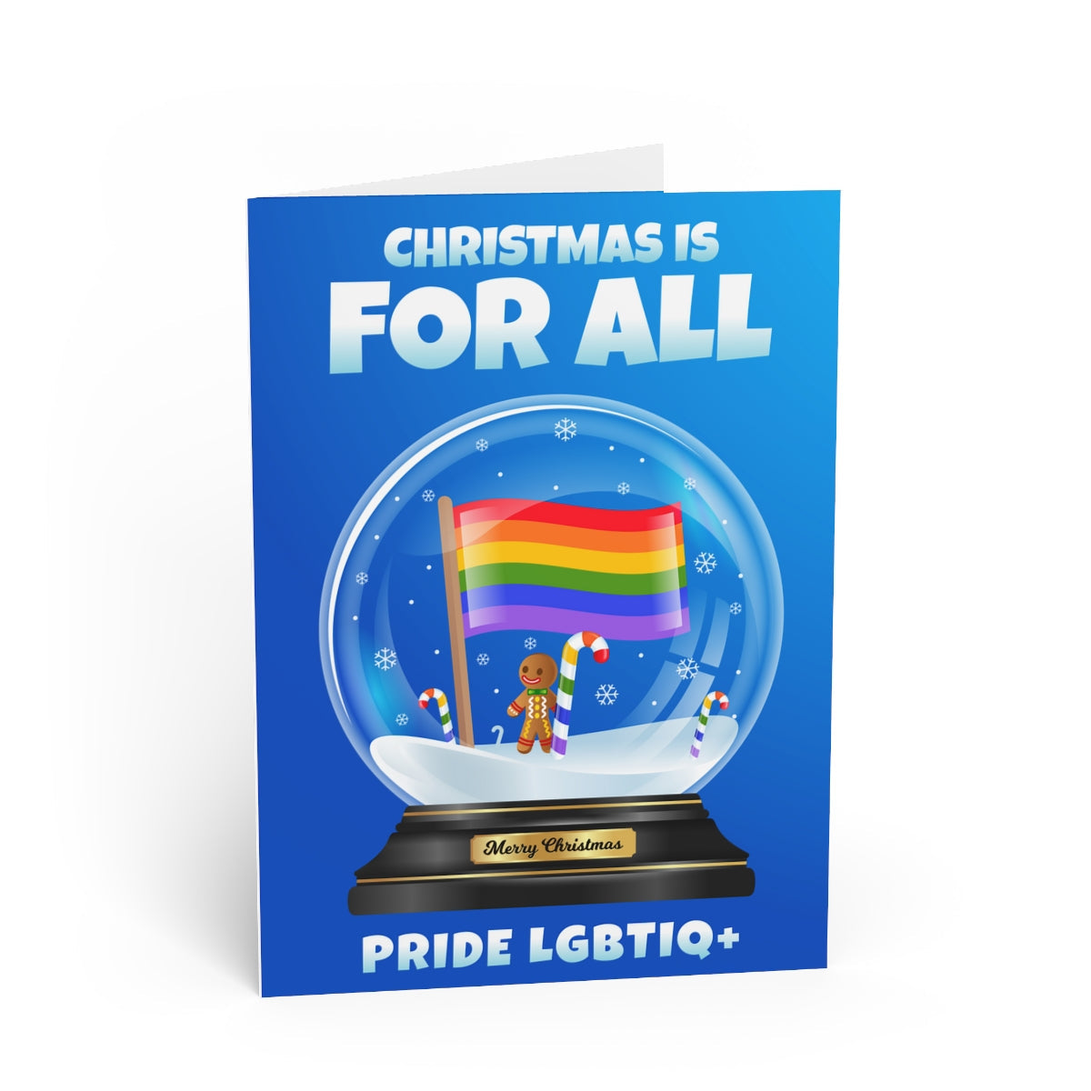 Christmas for all...but Gayer - LGBTQIA+ Greeting Card